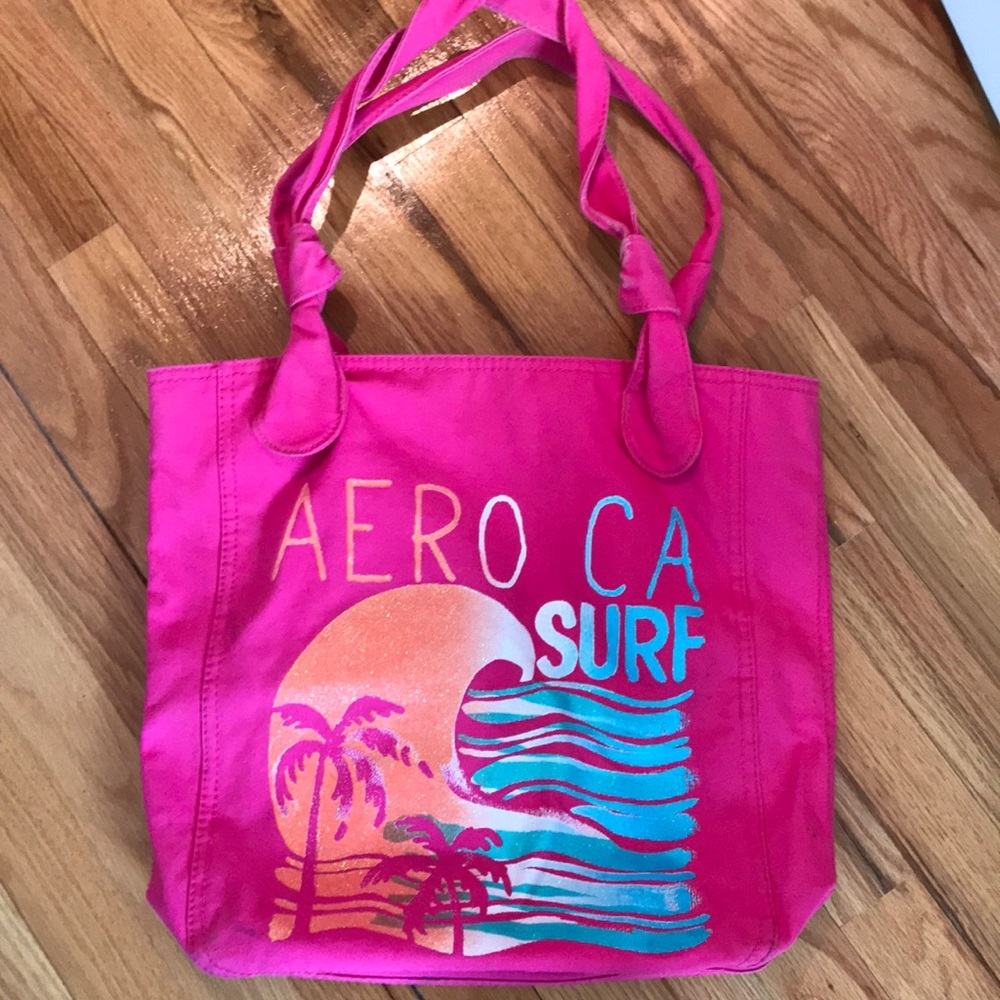 Aeropostale Canvas Beach Bag